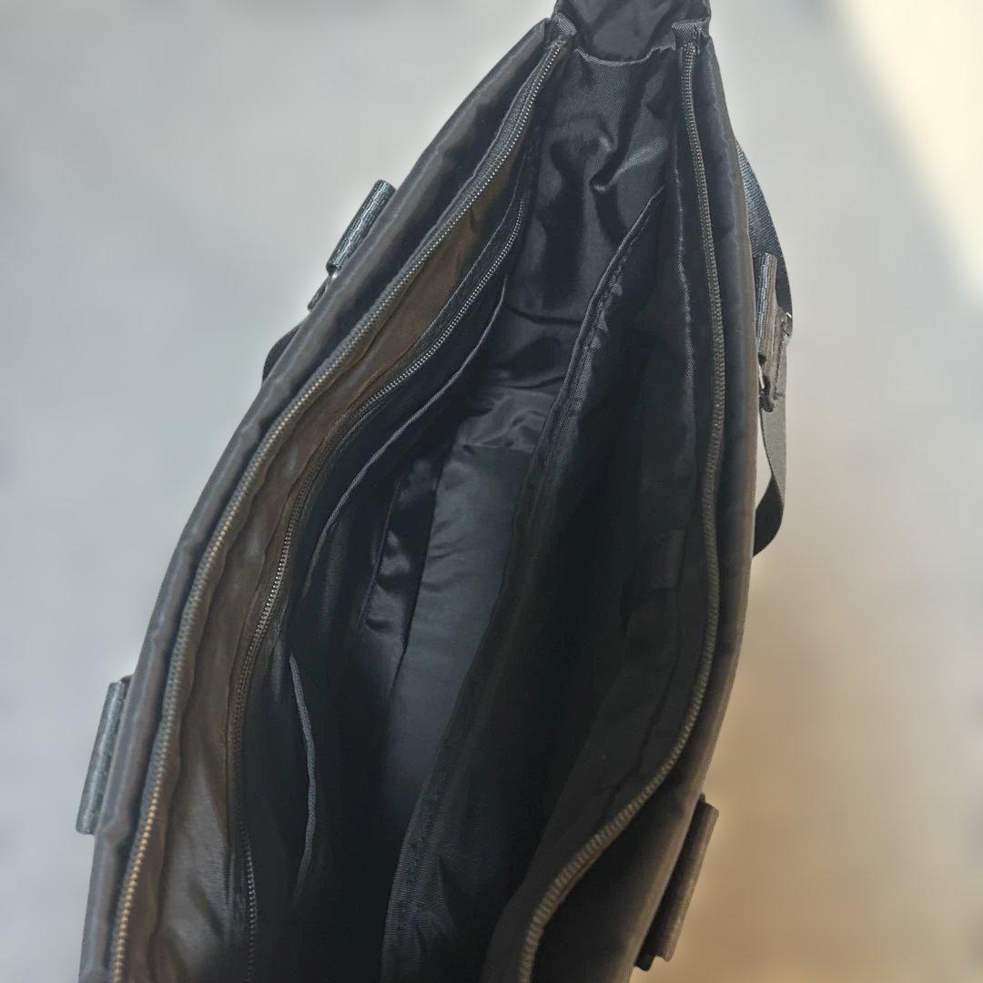 マンハッタンポーテージブラックレーベル ツイル トートバッグ 黒 ビジネスバッグ