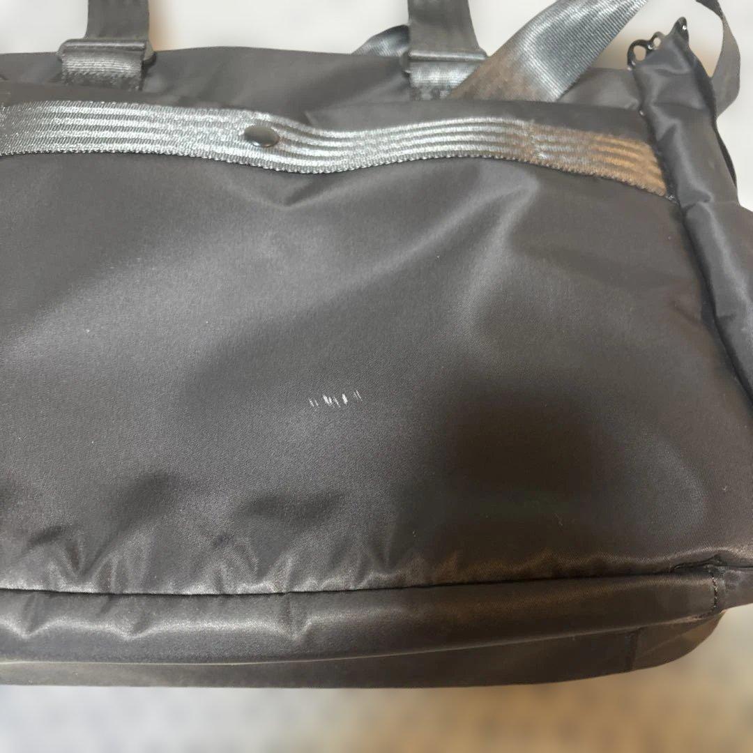 マンハッタンポーテージブラックレーベル ツイル トートバッグ 黒 ビジネスバッグ