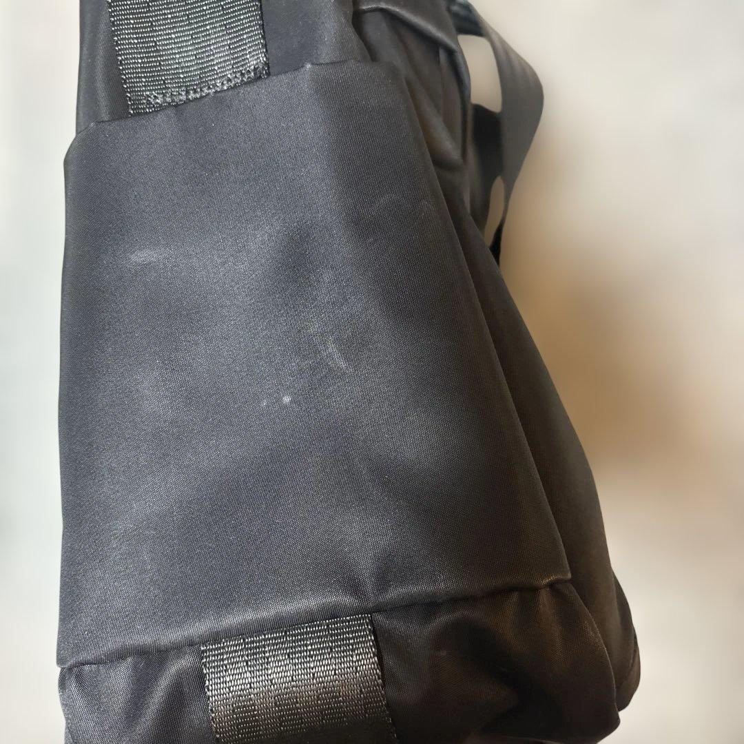 マンハッタンポーテージブラックレーベル ツイル トートバッグ 黒 ビジネスバッグ