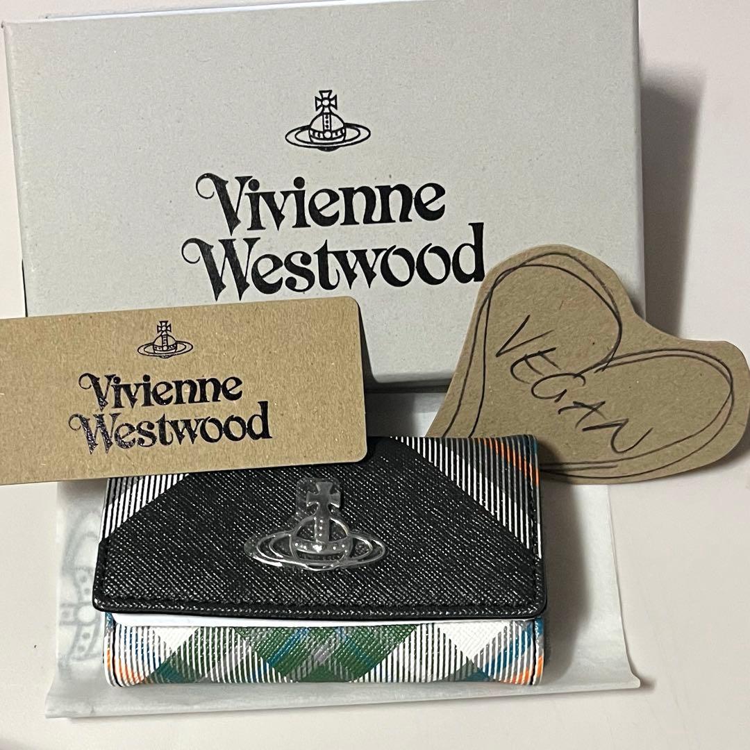 Vivienne Westwood タータンチェック 4連キーケース