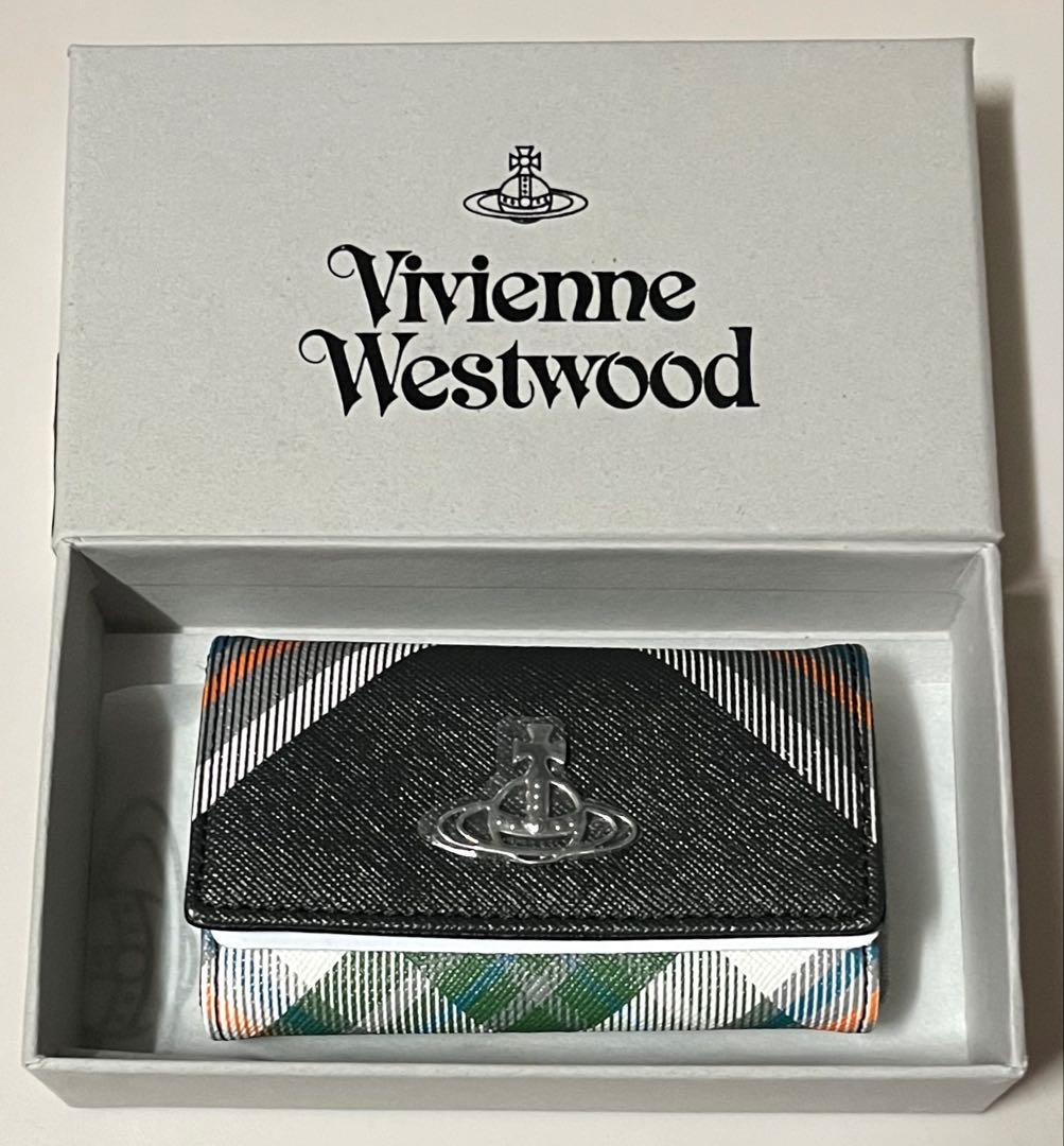 Vivienne Westwood タータンチェック 4連キーケース