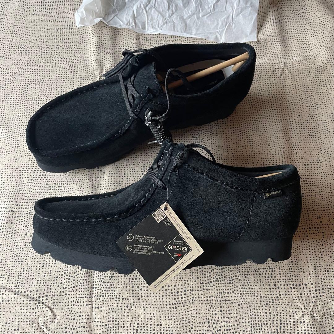 靴 clarks wallabee gtx GORE-TEX