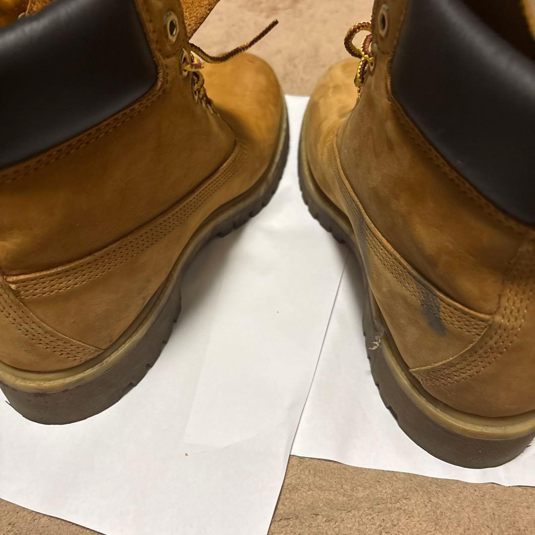 Timberland ブラウンレザー ハイカットブーツ