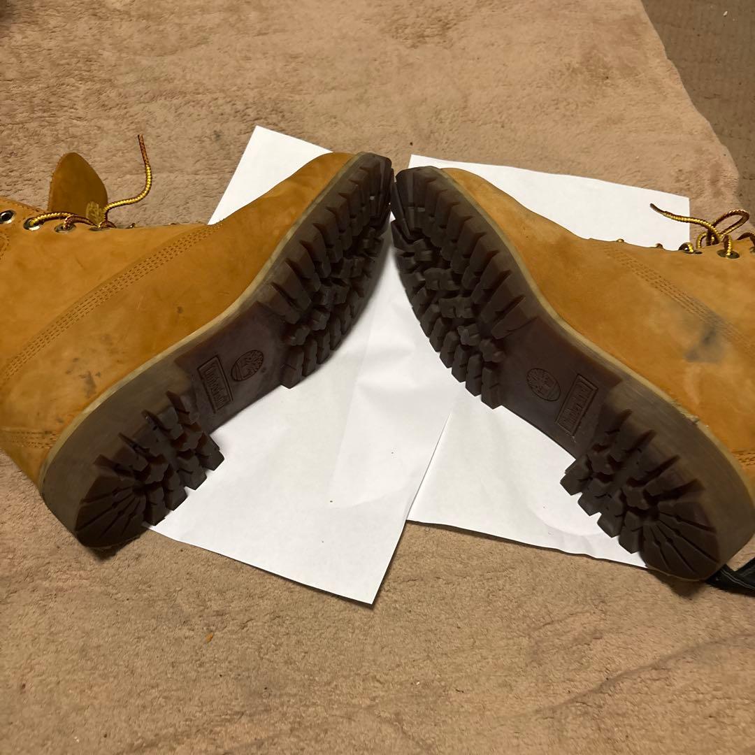 Timberland ブラウンレザー ハイカットブーツ