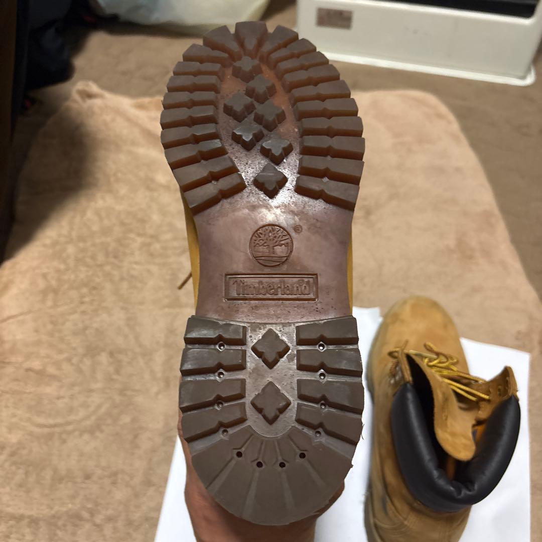 Timberland ブラウンレザー ハイカットブーツ