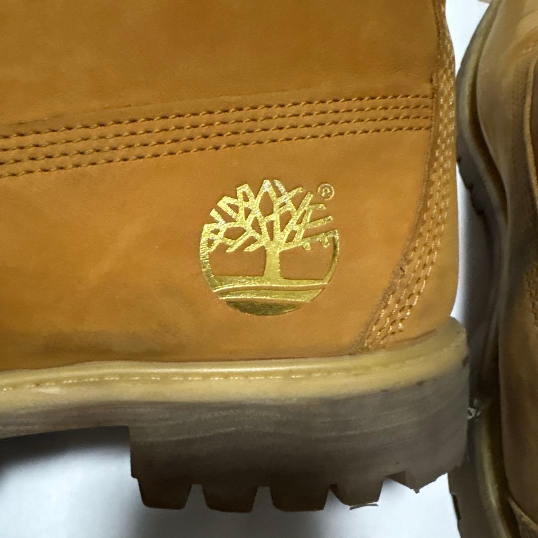 Timberland ブラウンレザー ハイカットブーツ
