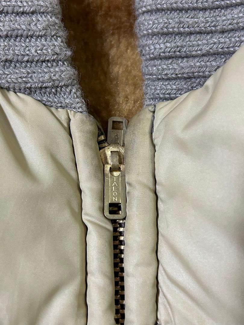 70s TEMPCO リバーシブル ダウンベスト グースダウン M/L