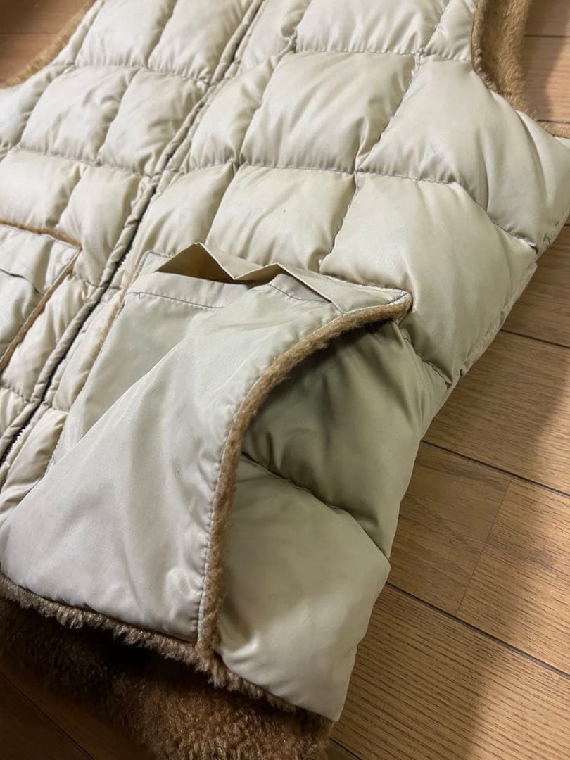 70s TEMPCO リバーシブル ダウンベスト グースダウン M/L