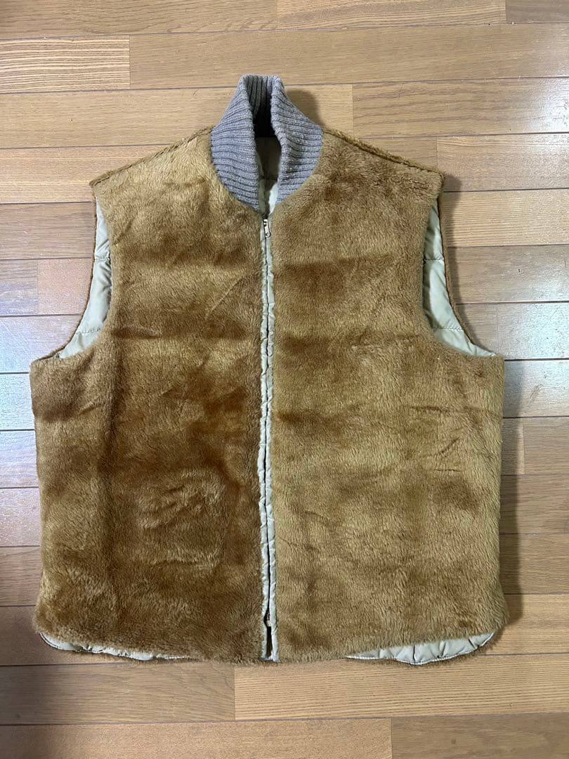 70s TEMPCO リバーシブル ダウンベスト グースダウン M/L