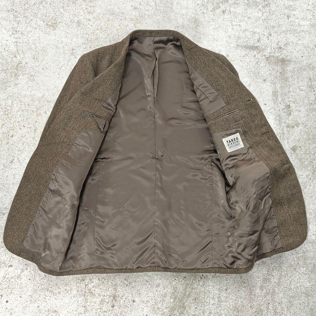 Vintage 80s タケオキクチ ツイード 成人式 セットアップ スーツ