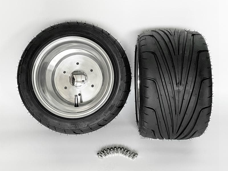 ジャイロキャノピー ポン付け ワイドホイール 235/30-10タイヤ