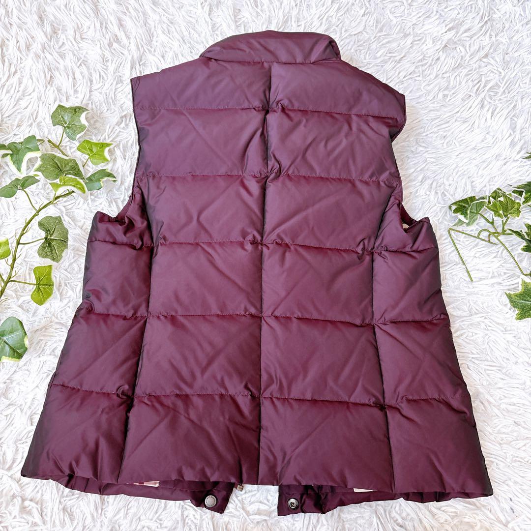 バーバリー ロンドン　裏地 ノバチェック　ダウンベスト レディース 38