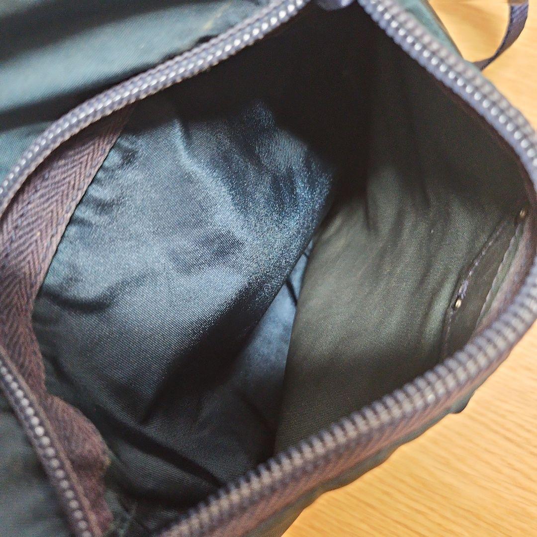 PRADA プラダ サコッシュ ショルダーバッグ ネイビー 三角ロゴ