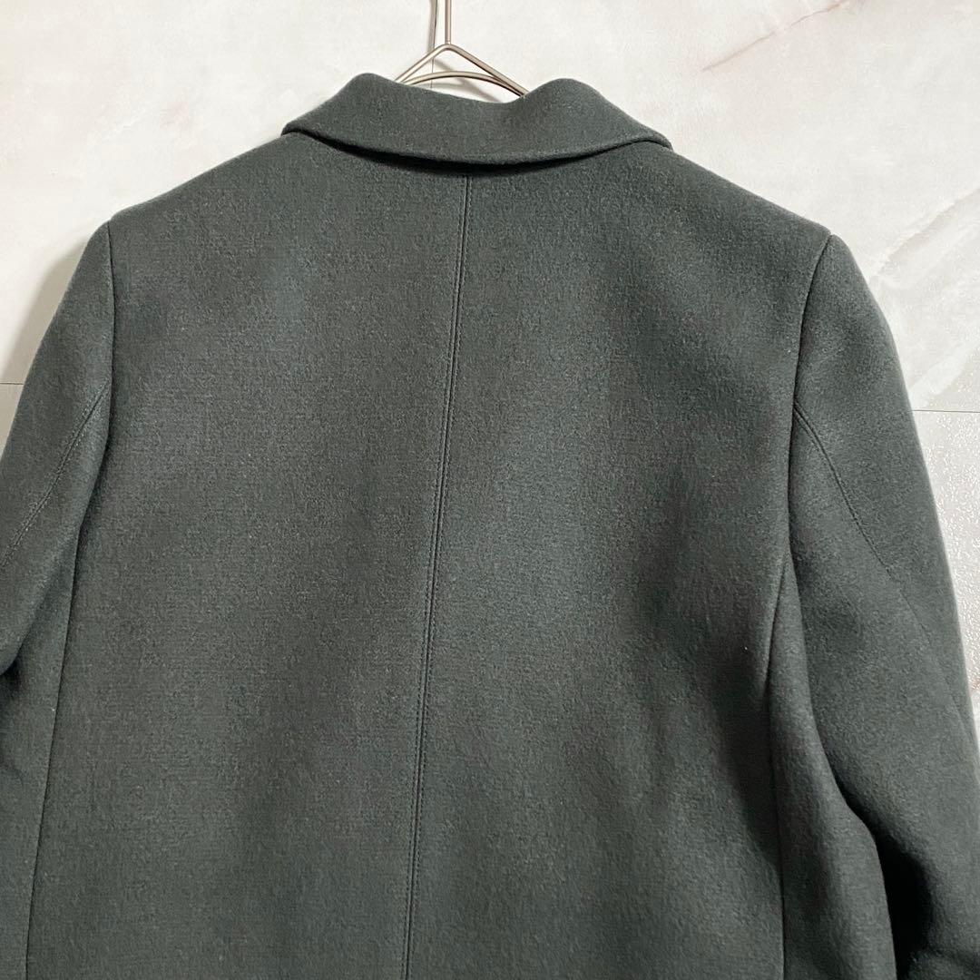 B18052 美品 ザリラクス ウールメルトンチェスターコート グレー 36