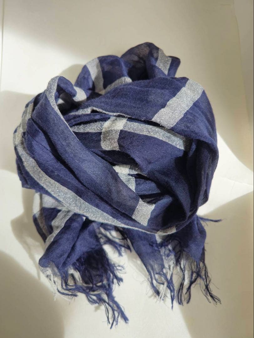 希少☆美品☆ヨウジヤマモト プリュス ノアール☆チェックストール☆マフラー