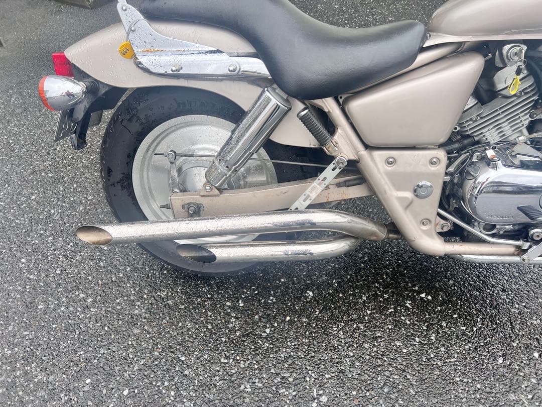 マグナ250 MRS製ステンレス スラッシュカットマフラー