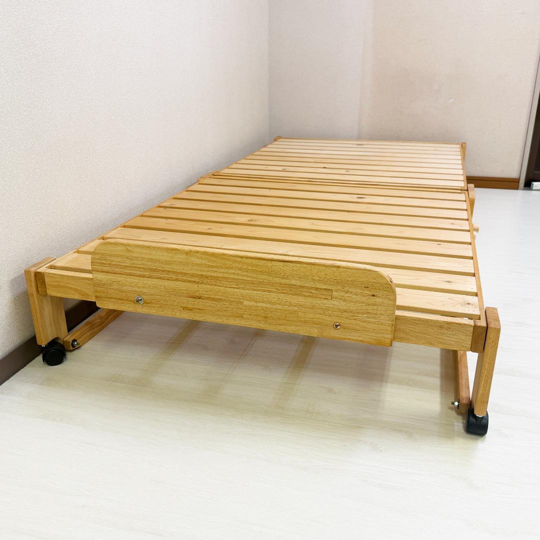 中居木工 シングル 折り畳みベッド すのこ