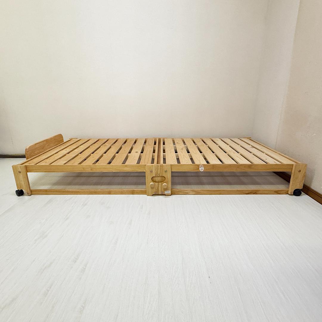 中居木工 シングル 折り畳みベッド すのこ