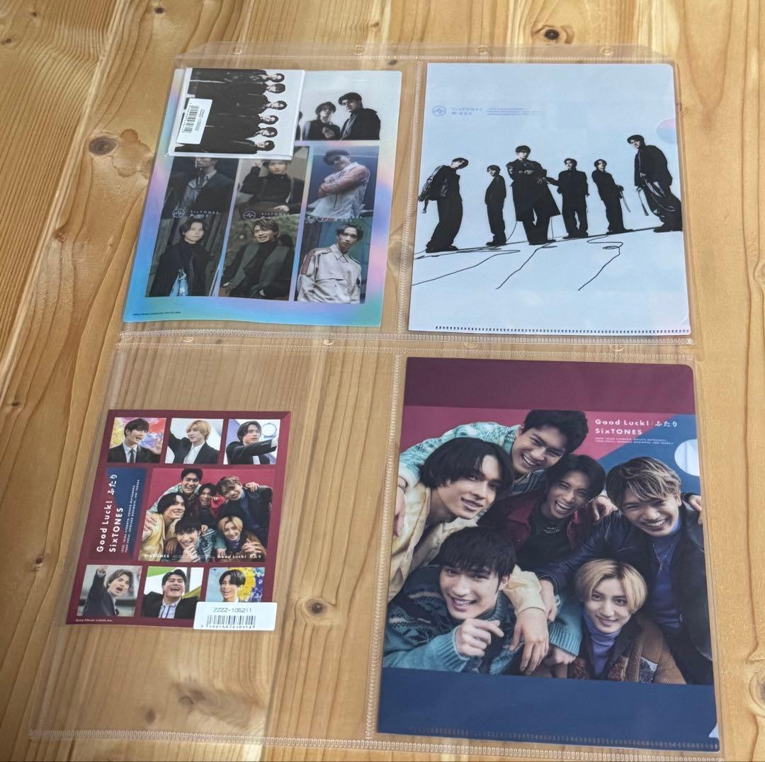 【￥60,000相当】SixTONESまとめ CD DVD 特典 クリアファイル