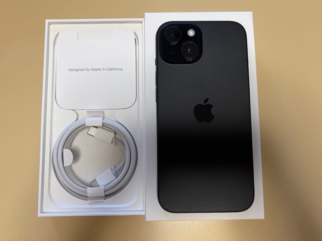 iPhone15 128GB ブラック バッテリー90％