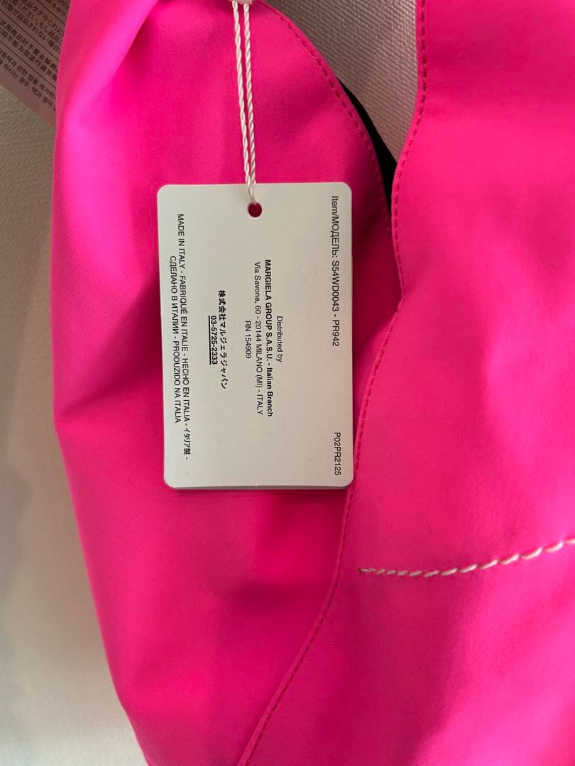 MM6 Maison Margiela ピンク ジャパニーズトートバッグ