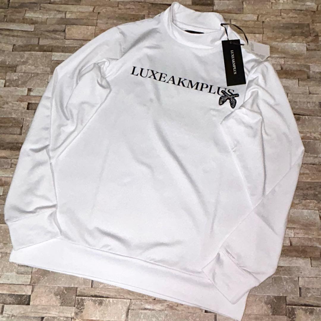 【新品】LUXEAKMPLUS×roar／裏起毛モックネック ゴルフウェア XL