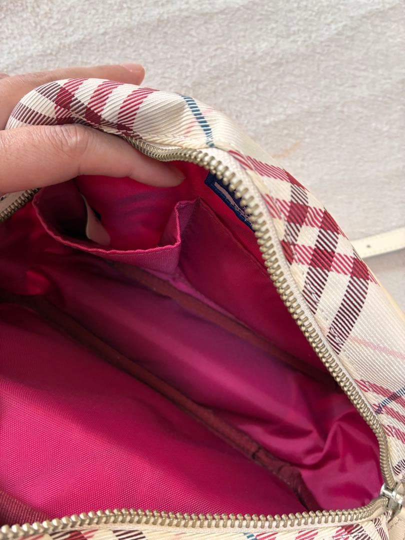 Burberry チェック柄 ショルダーバッグ