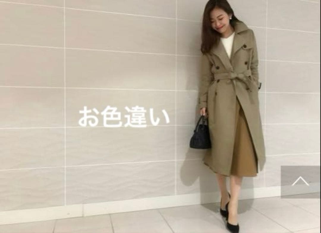 エムプルミエ　ネイビートレンチコート