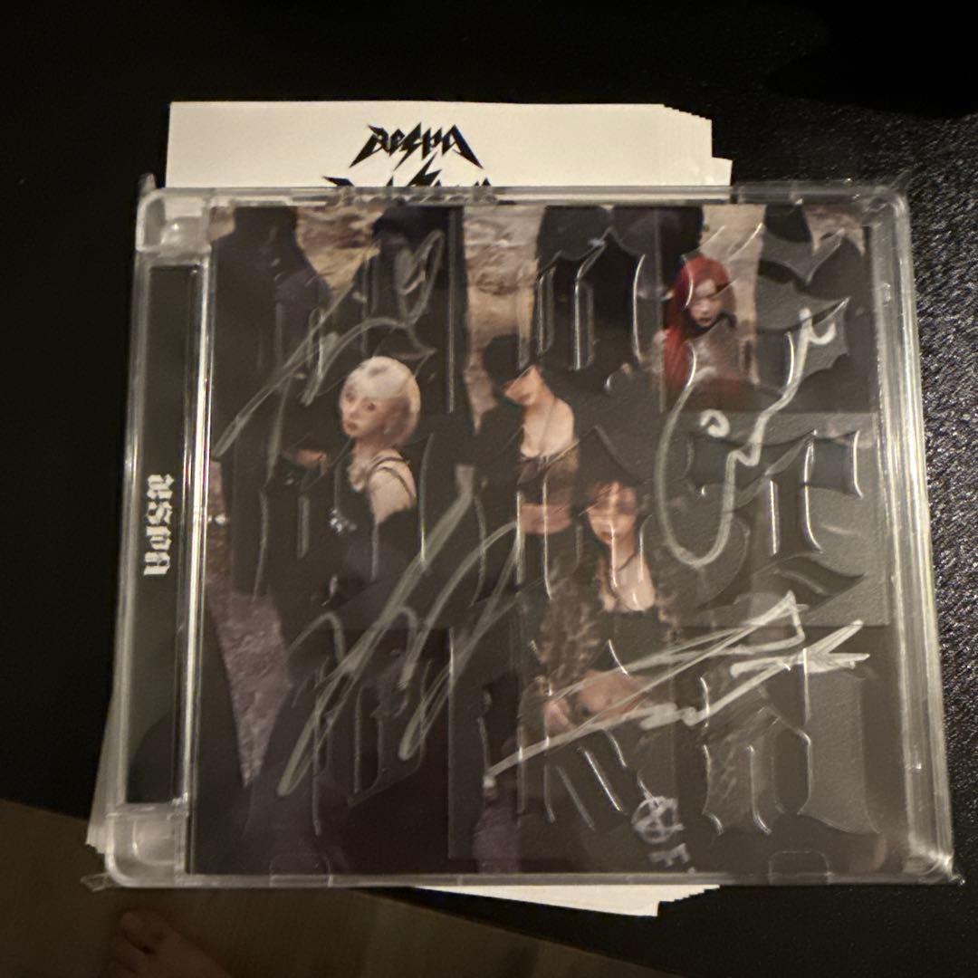 aespa Dirty Work 直筆サイン