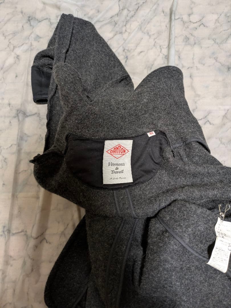 DANTON ダントン ウールモッサラウンドカラージャケット