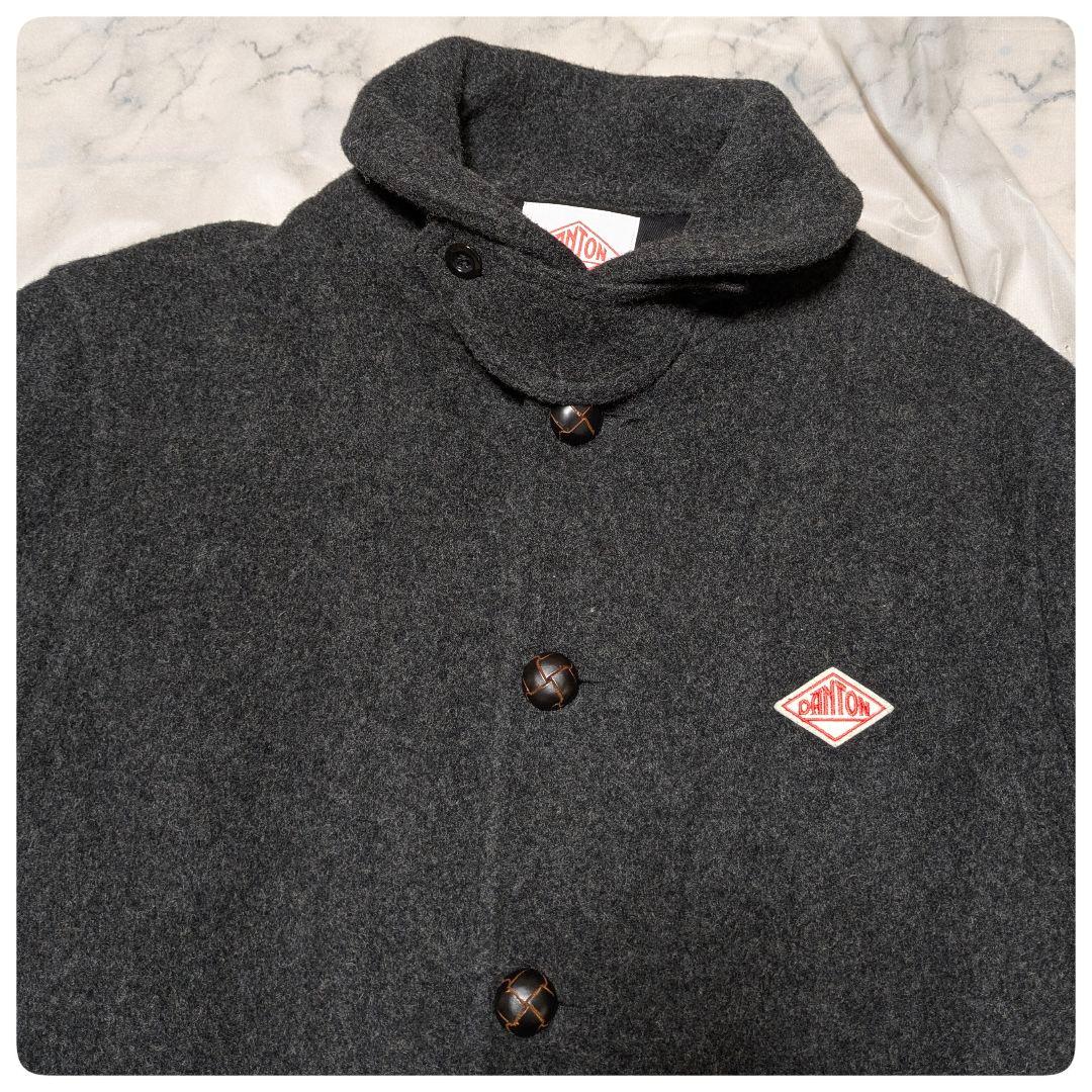 DANTON ダントン ウールモッサラウンドカラージャケット