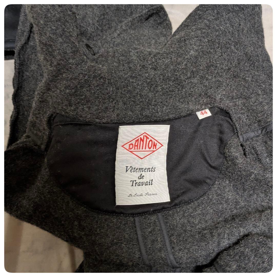 DANTON ダントン ウールモッサラウンドカラージャケット