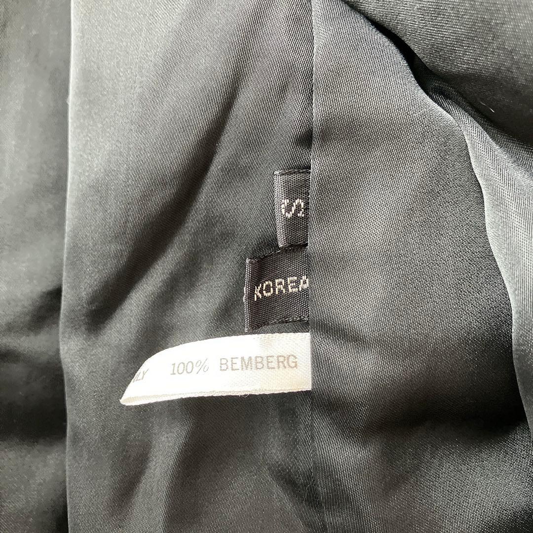 【美品】サガミンク ダークブラウン系 ファーコート リアルファー 本毛皮 銀サガ