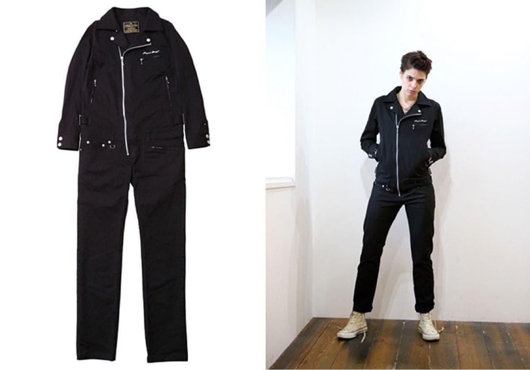  pussy つなぎ　ジャンプスーツ