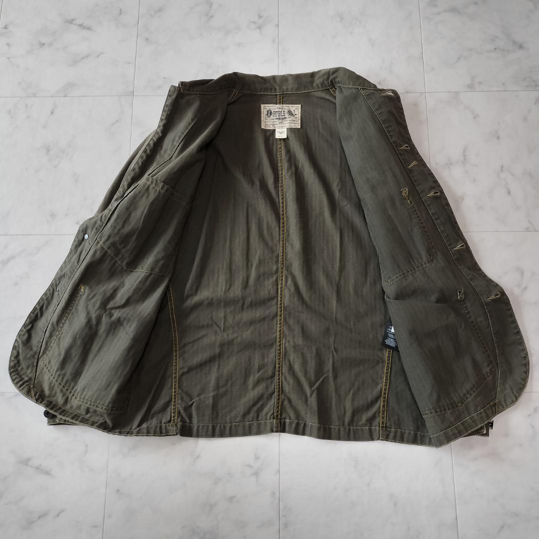 RRL 23SS ヘリンボーンツイルチョアジャケット M カバーオール リネン