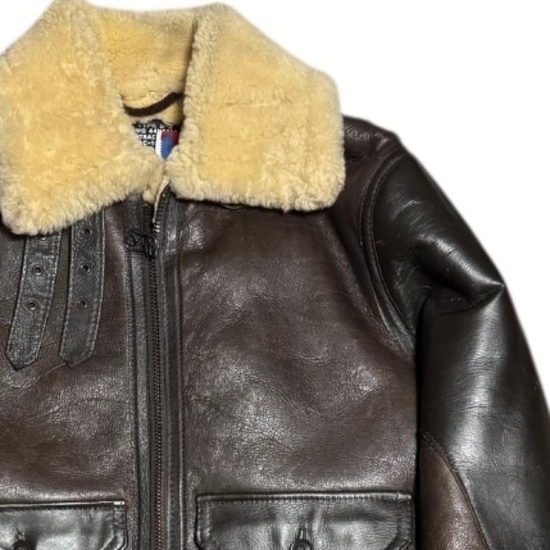 Schott B-3 M-445型 リアルムートン ボマージャケット 42