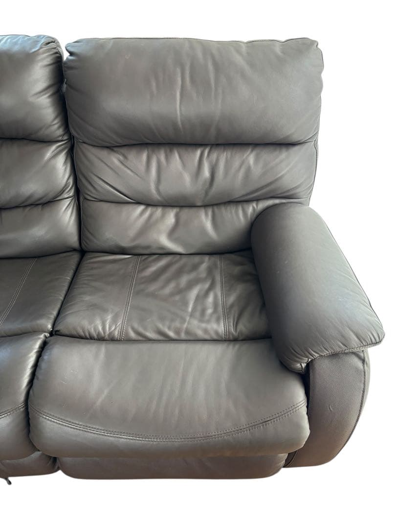 限定配送 電動リクライニングソファ NITORI 3人掛け用 動作品 羽 F