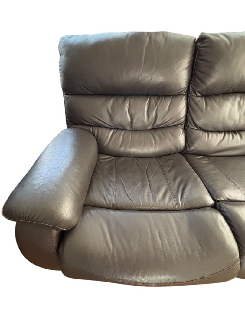 限定配送 電動リクライニングソファ NITORI 3人掛け用 動作品 羽 F