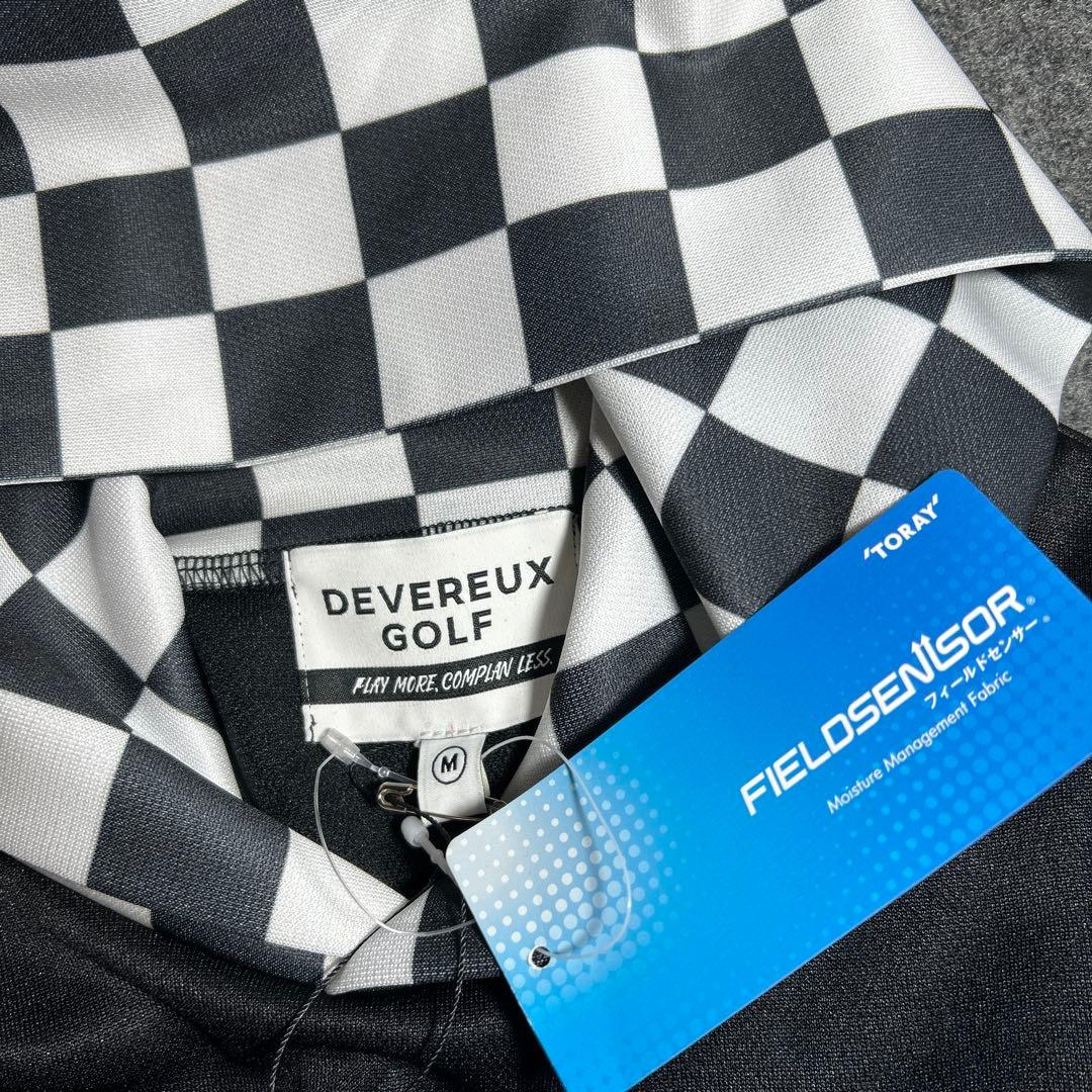 新品【デヴァロー ゴルフ】レディース チェッカーフーディー（Ｍ）
