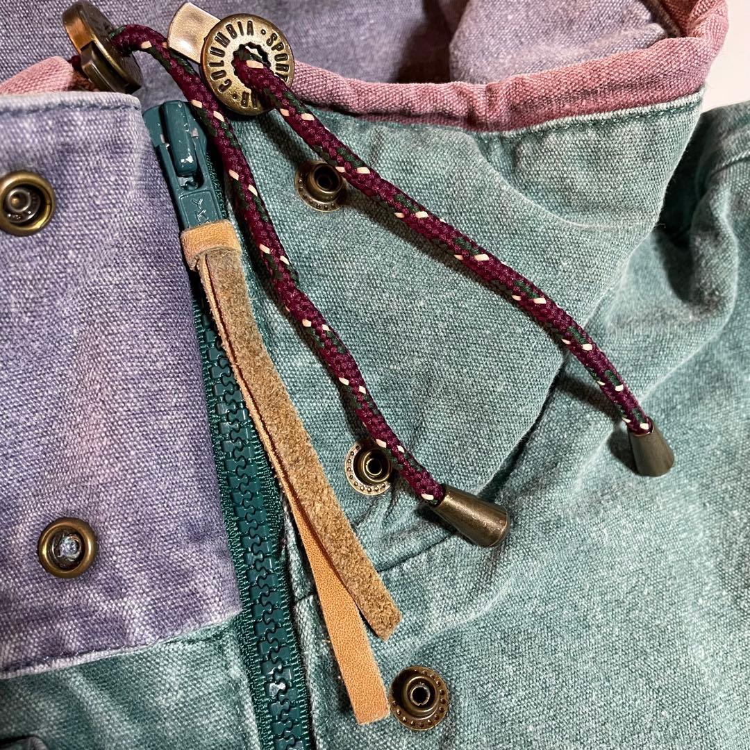 90s Columbia コロンビア 胸 ロゴ アウトドア ダック ジャケット