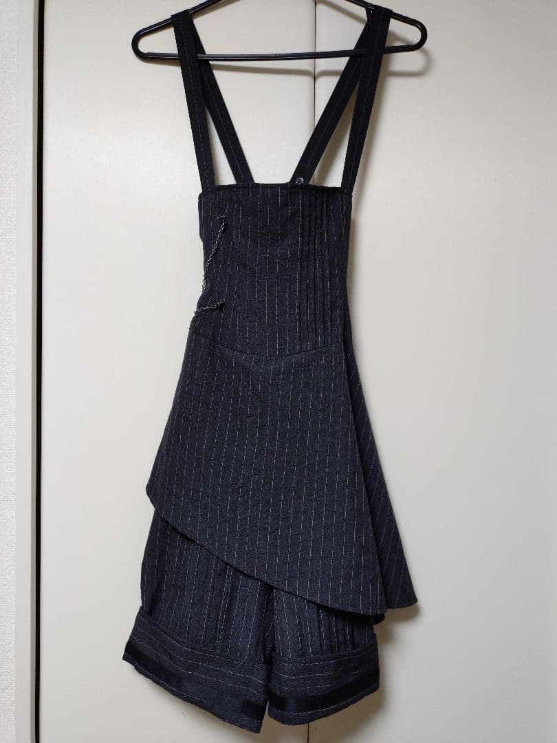 ALICE and the PIRATES ストライプ柄サロペット