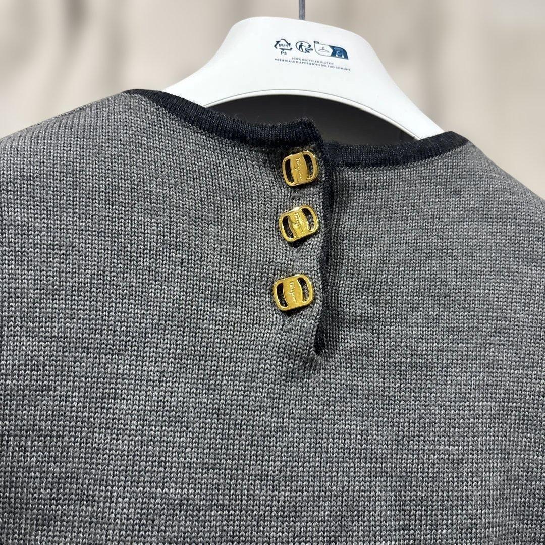 Salvatore Ferragamo/ニットワンピース/美品/Mサイズ