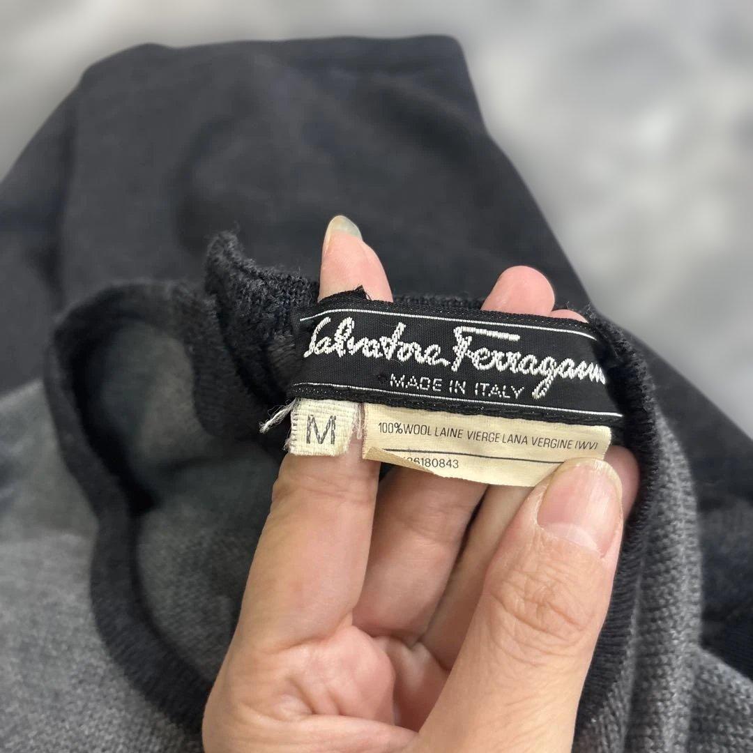 Salvatore Ferragamo/ニットワンピース/美品/Mサイズ