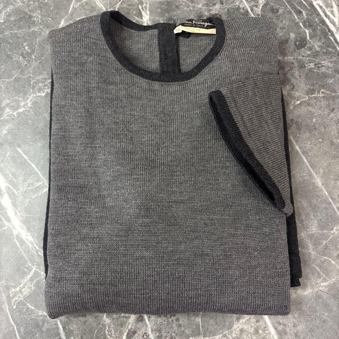 Salvatore Ferragamo/ニットワンピース/美品/Mサイズ