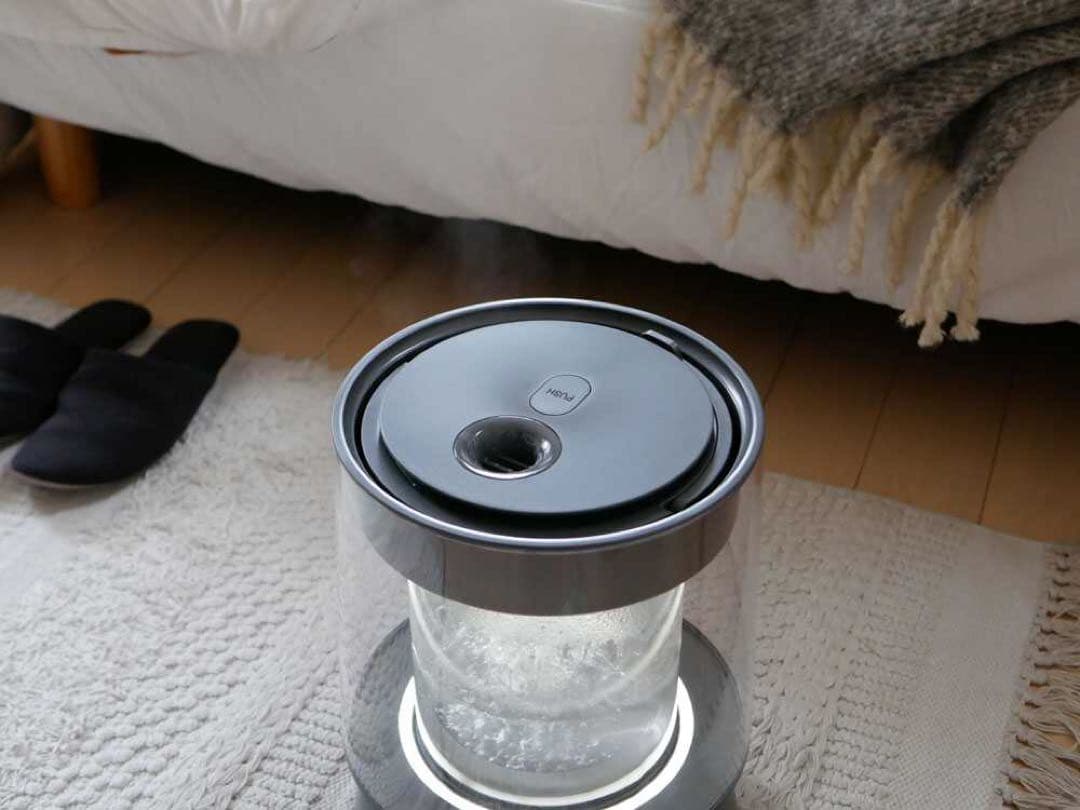 「新品未開封」QUADS GLASS クワッズ ガラス 加湿器 本田翼