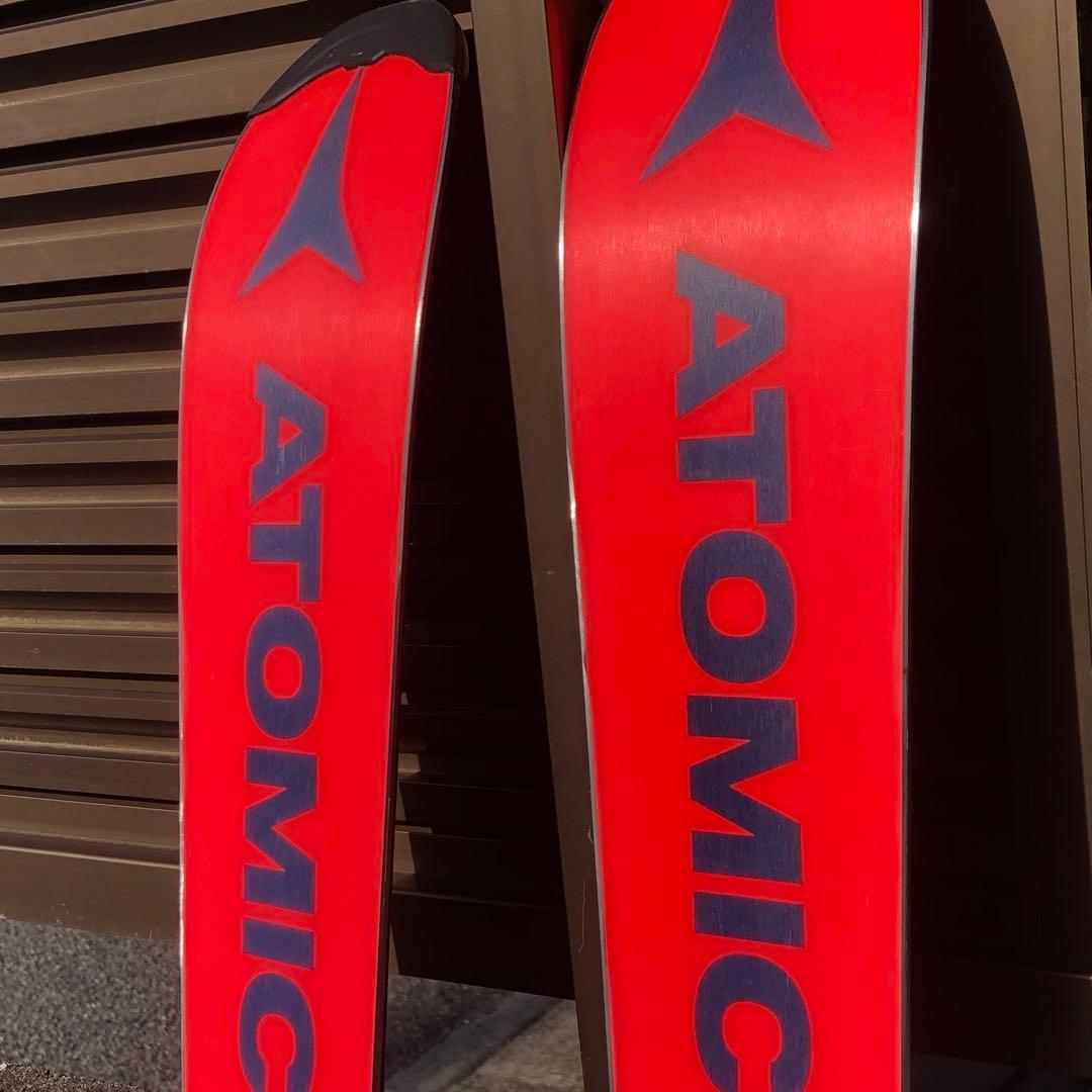 中古ATOMIC REDSTER SX JR 子ども用スキー板ビンディング付き