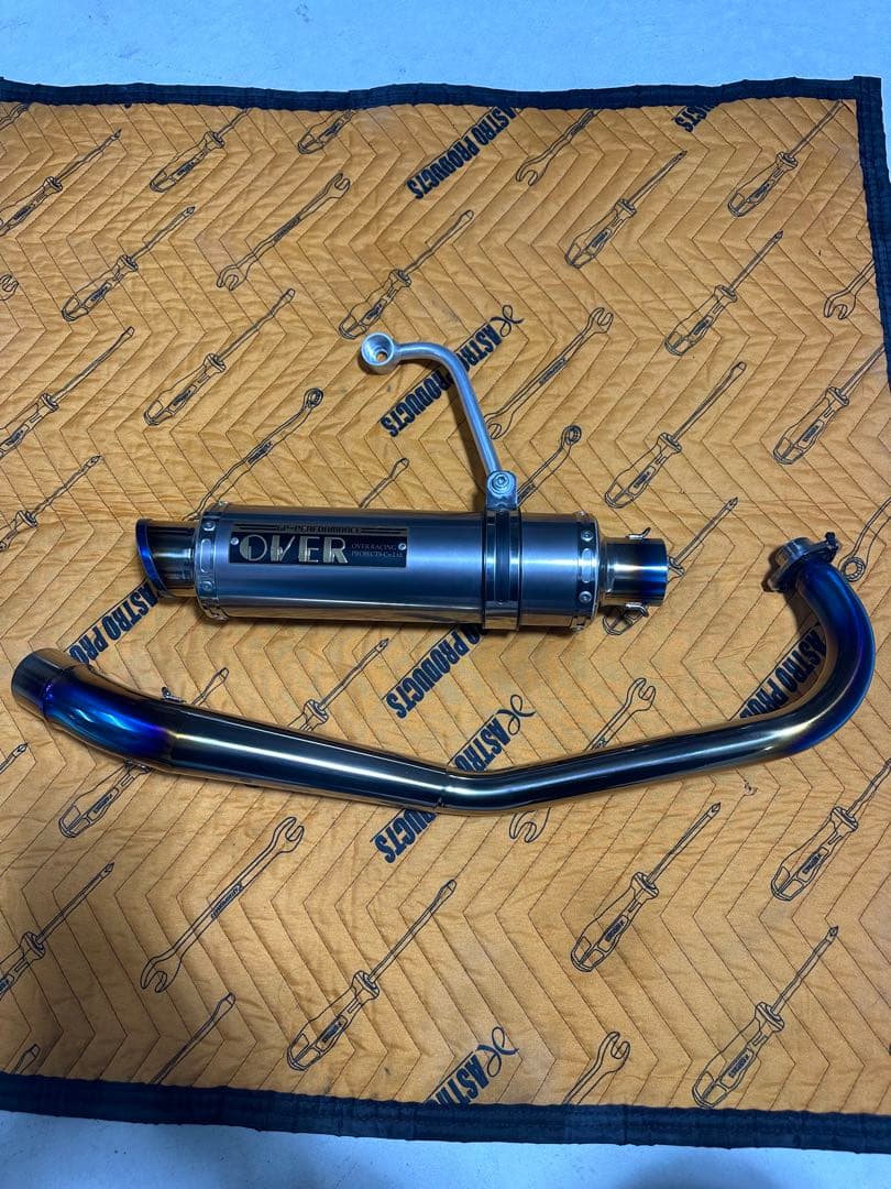 over モンキー 125 マフラー　GP-PERFORMANCE フルチタン