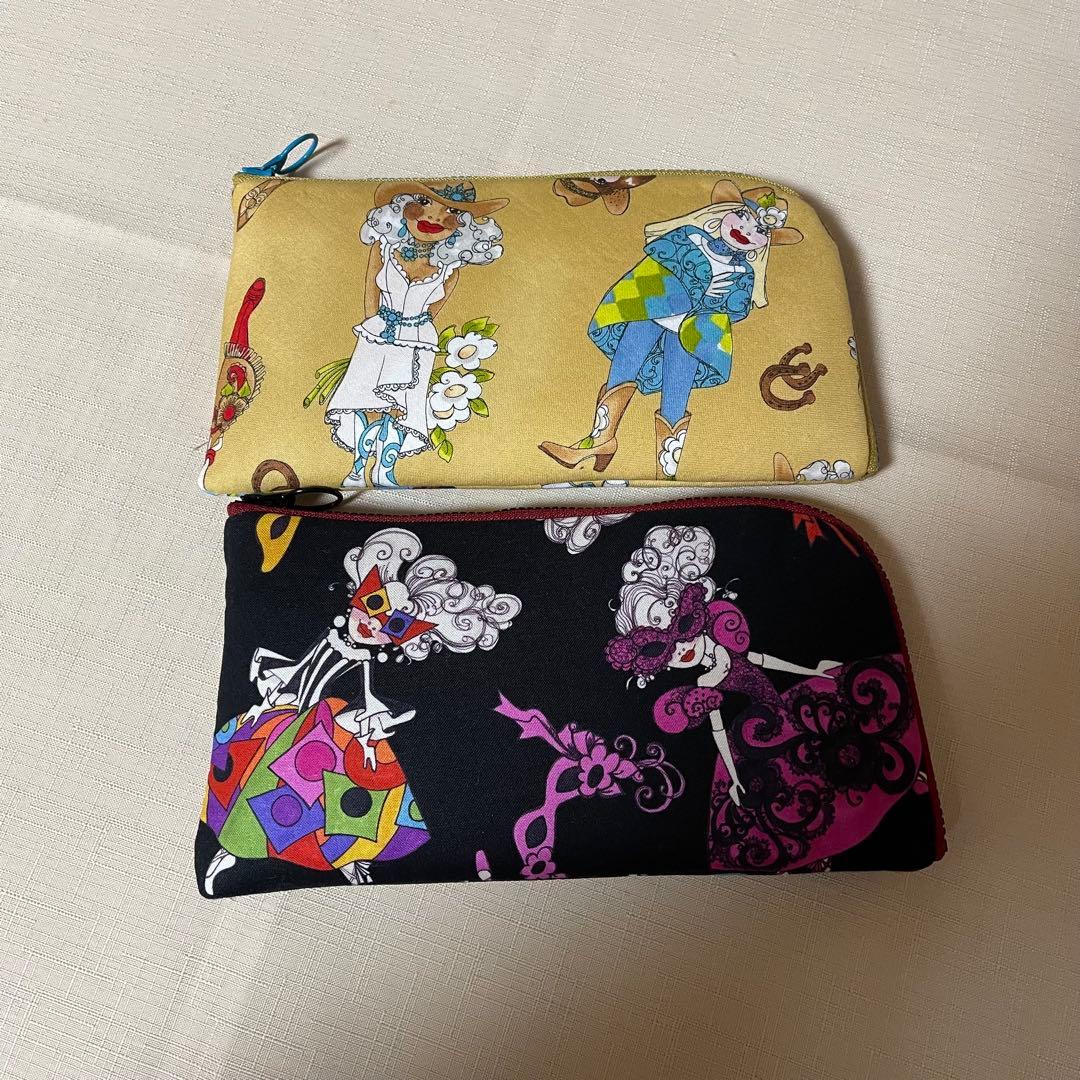 専用出品　 L字ポーチ(長財布)2個　ハンドメイド　ロラライハリス
