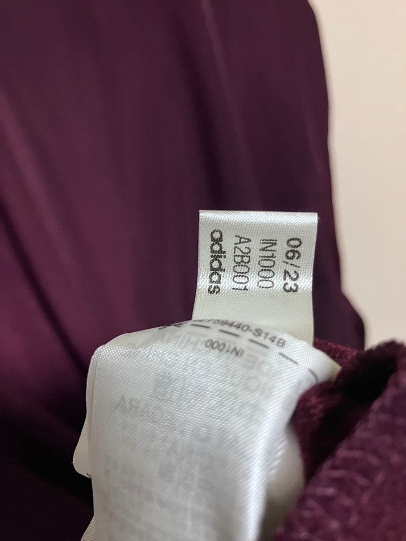 あ*す様 アディダス ベッケンバウアー マルーン ジャージ トラックトップ