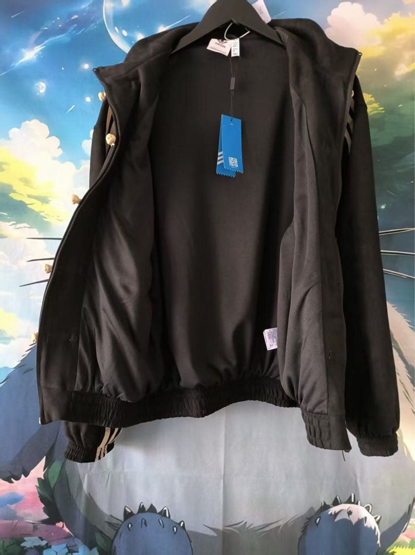 中国限定 アディダス 蛇年トラック スエード ジャケット ブラック L